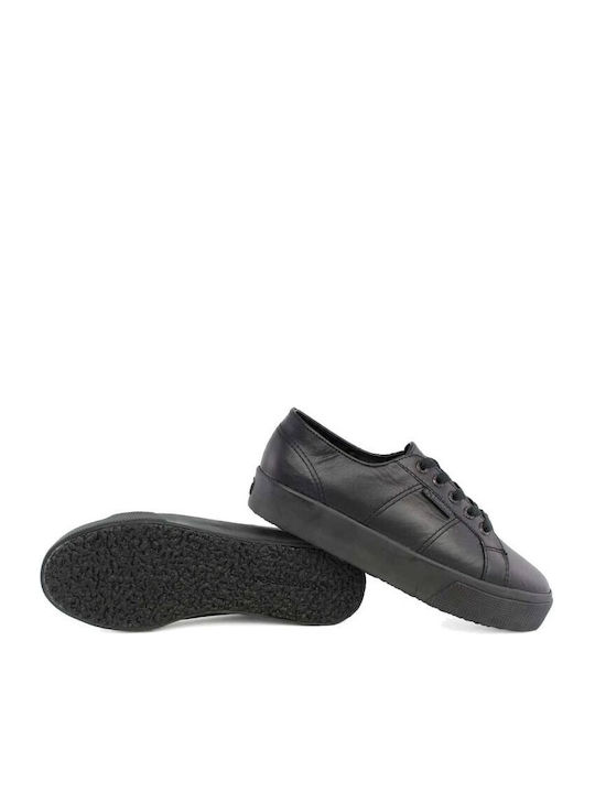 Superga Femei Flatforms Sneakers Negre