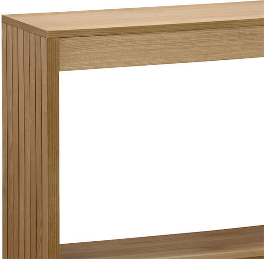 Focused Wooden Console Table Natural L120xW35xH74cm