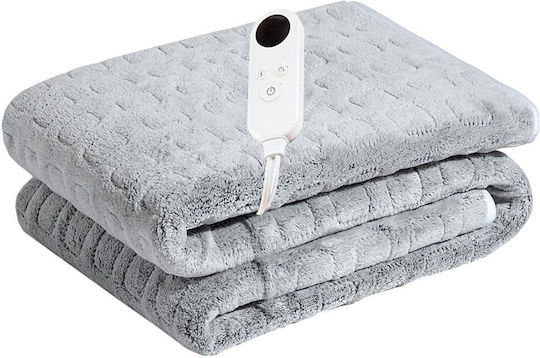 Aoke Semi Double Electric Washable Blanket with Timer Gray 127x152cm