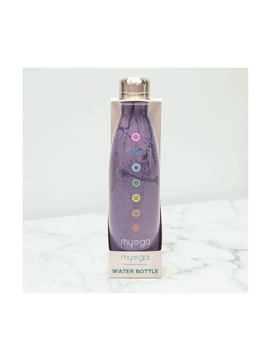 Myga Myga Chakra Αθλητικό Παγούρι 500ml Μωβ