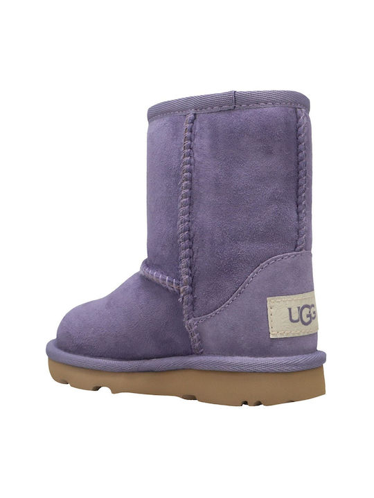 Ghete Din Piele Pentru Copii Violet