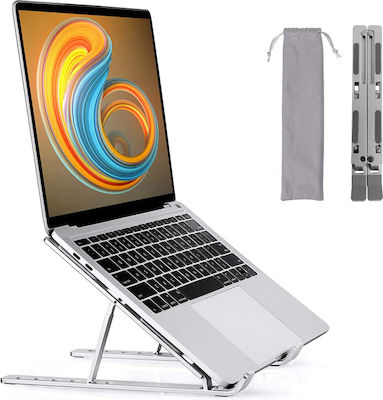Powertech Βάση Στήριξης για Laptop έως 18" Ασημί (PT-1160)