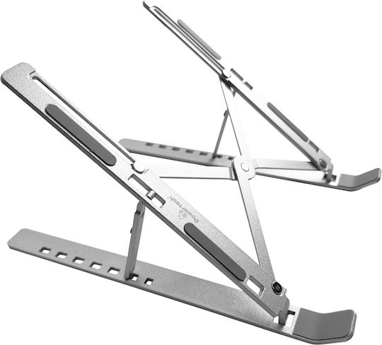 Powertech Βάση Στήριξης για Laptop έως 18" Ασημί (PT-1160)