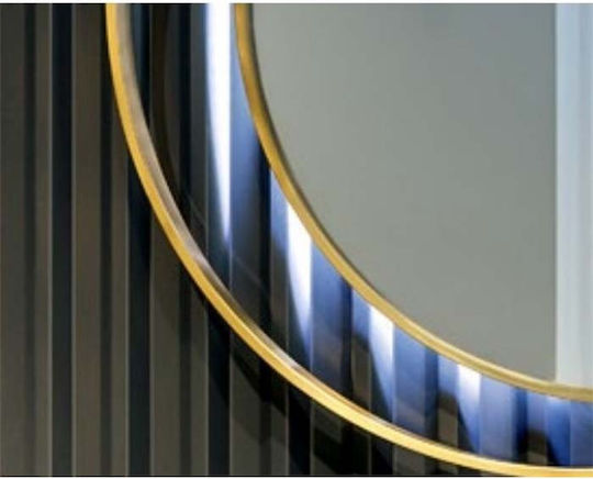 Luminor Στρογγυλός Led από Ανοξείδωτο Ατσάλι 82x82cm Μπρονζέ
