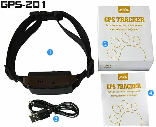 Coban GPS Tracker GPS-201 pentru Animale de companie cu Alarmă