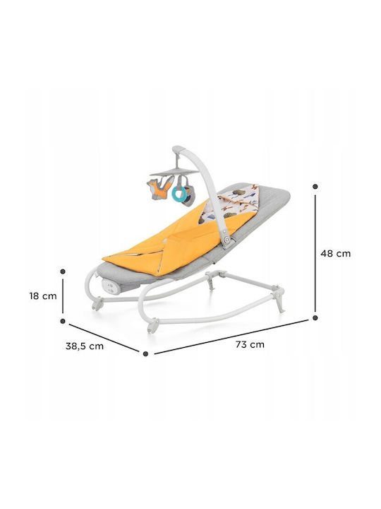 Kinderkraft Manual Relax pentru Bebeluși Felio 2 Galben