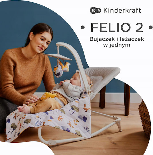 Kinderkraft Manual Baby Relax Felio 2 Yellow