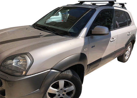 Menabo (with Roof Rack Legs and Lock) Silver