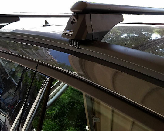 Menabo (with Roof Rack Legs and Lock) Black