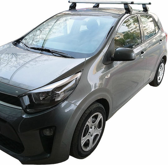 Menabo (with Roof Rack Legs and Lock) Silver
