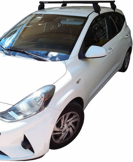 Menabo Багажници за покрив Стомана за Hyundai i10 (с крака за покривен багажник и заключване)