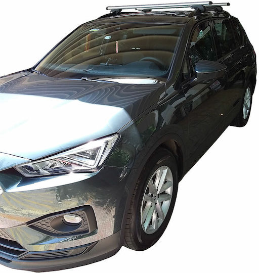 Menabo für Seat Tarraco (mit Dachträgerfüßen) Silber