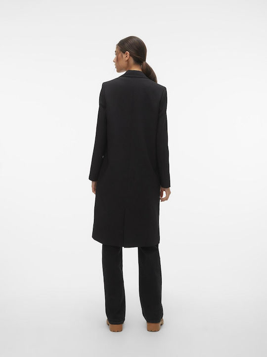 Vero Moda Women's Long Coat Black