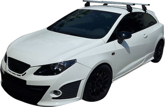 Menabo Таванни Стелки За Автомобил Алуминий За Seat Ibiza 3D 2008+ Комплект С Крака Сребрист МП.SIBIZA.07