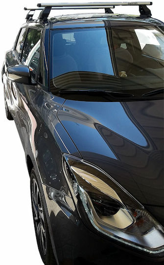 Menabo (with Roof Rack Legs and Lock) Silver