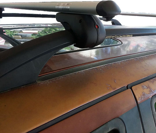 Menabo (with Roof Rack Legs) Silver