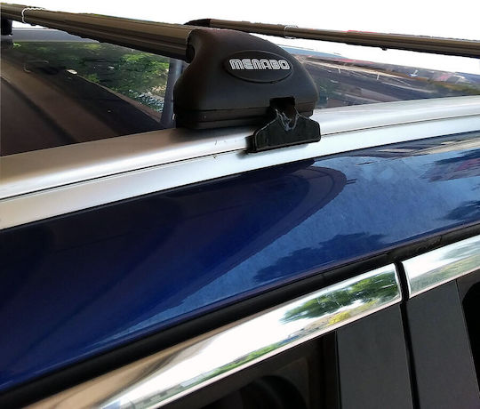Menabo für Renault Kadjar (mit Dachträgerfüßen) Silber
