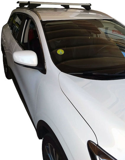 Menabo für Renault Kadjar (mit Dachträgerfüßen) Silber