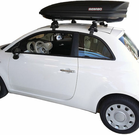 Menabo Roof Bars Aluminum (with Roof Rack Legs) Silver