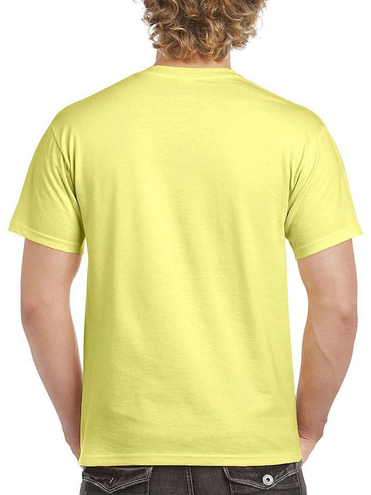 Gildan Men's Short Sleeve Promotional T-Shirt Cornsilk