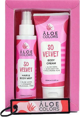 Aloe Colors Skin Care Set for Moisturizing with Body Cream