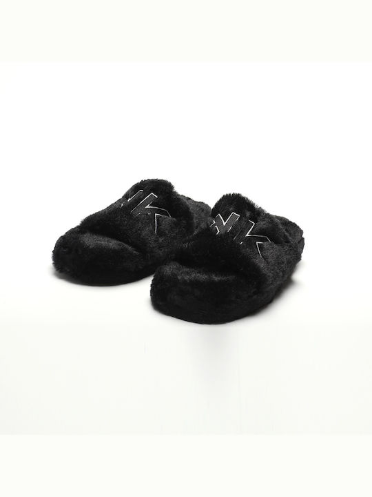 Kendall + Kylie Winter Women's Slippers in Black color