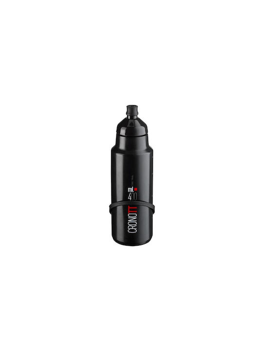 Elite Παγούρι Ποδηλάτου 400ml Μαύρο