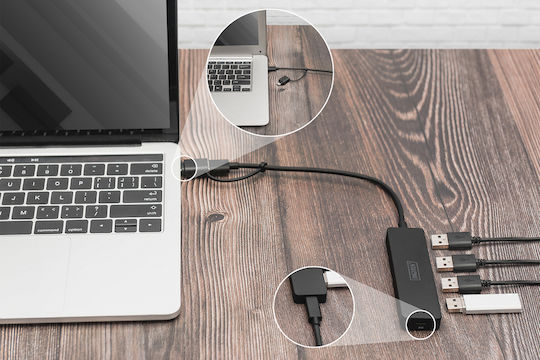 Digitus USB 3.0 5 Port Hub with USB-A / USB-C Connection