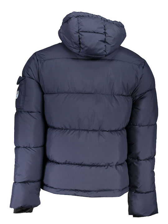 North Sails Geacă pentru bărbați Puffer Blue