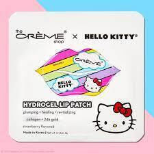 The Creme Shop Hello Kitty Hydrogel Lip Patch Cu aromă de căpșuni Mască de Buze pentru Hrănitor 1buc 4gr