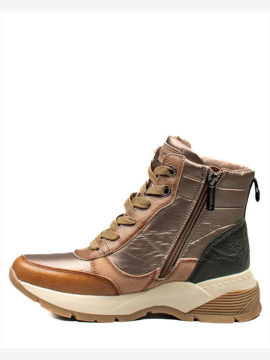 Stiefeletten Damen Braun