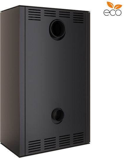 Saven Vatra XXL Κεραμική Ξυλόσομπα 10.2kW Black