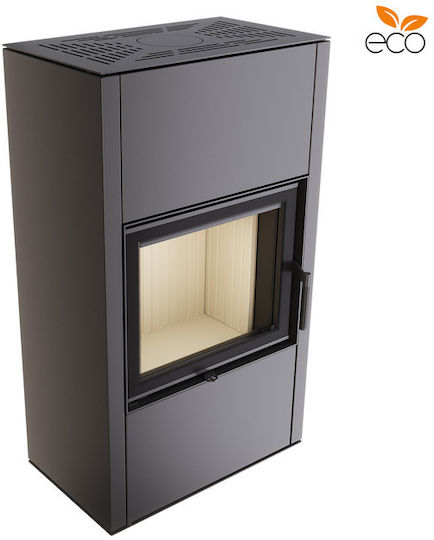 Saven Vatra XXL Κεραμική Ξυλόσομπα 10.2kW Black