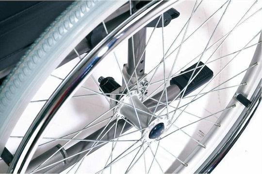 Bischoff & Bischoff Deluxe S-eco 300 Wheelchair Folding Simple Type 43cm 9607 Grey