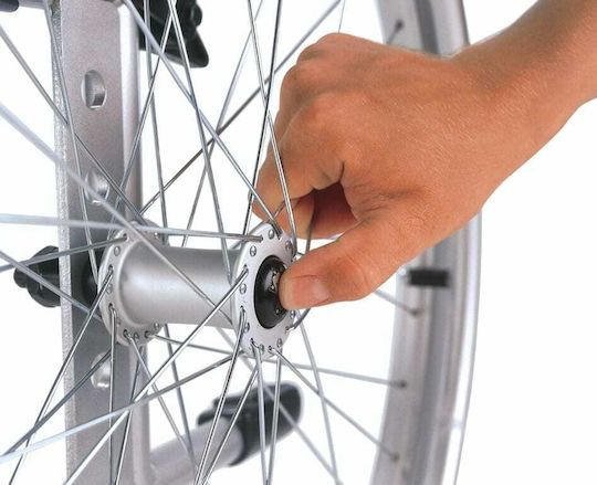 Bischoff & Bischoff Deluxe S-eco 300 Wheelchair Folding Simple Type 43cm 9607 Grey