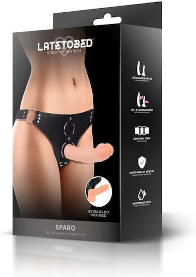 Sparo Detachable Strap-on 2 Dildo Realistic Gurtzeug mit Dildo