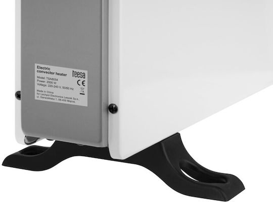 Teesa Convectoare pardoseală 2000W cu Termostat Electronic 60.5x37.5cm Alb