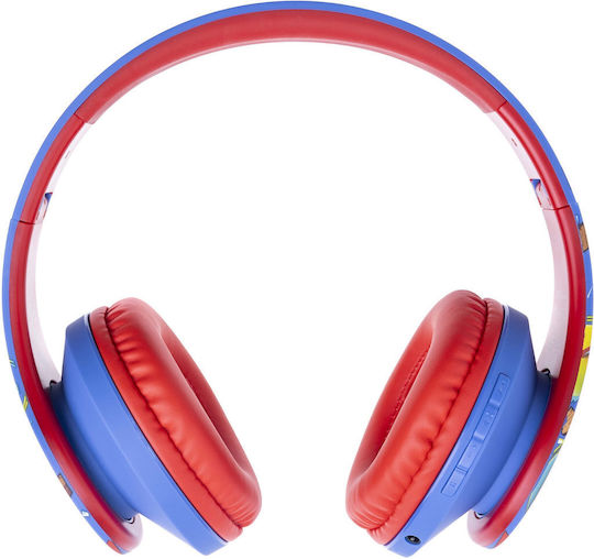 PowerLocus P2 Ασύρματα / Ενσύρματα Παιδικά Over Ear Ακουστικά με Ραδιόφωνο Angry Birds Red
