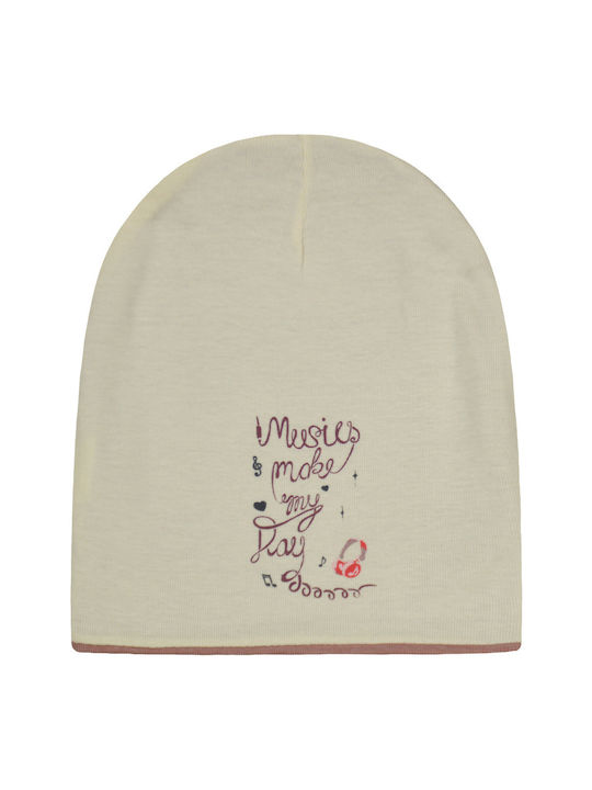 Kids Beanie Knitted Orange