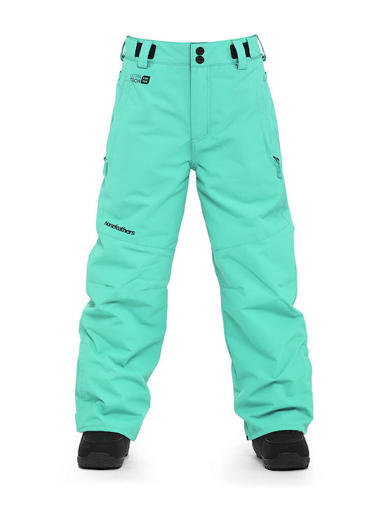 Horsefeathers Spire Ii OK061K Kids Dungarees for Ski & Snowboard Turquoise