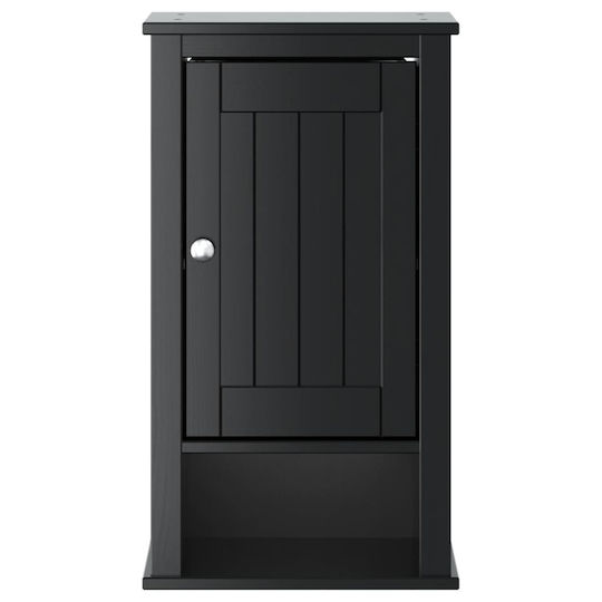 vidaXL Bathroom Cabinet L40xW27xH71.5cm Black