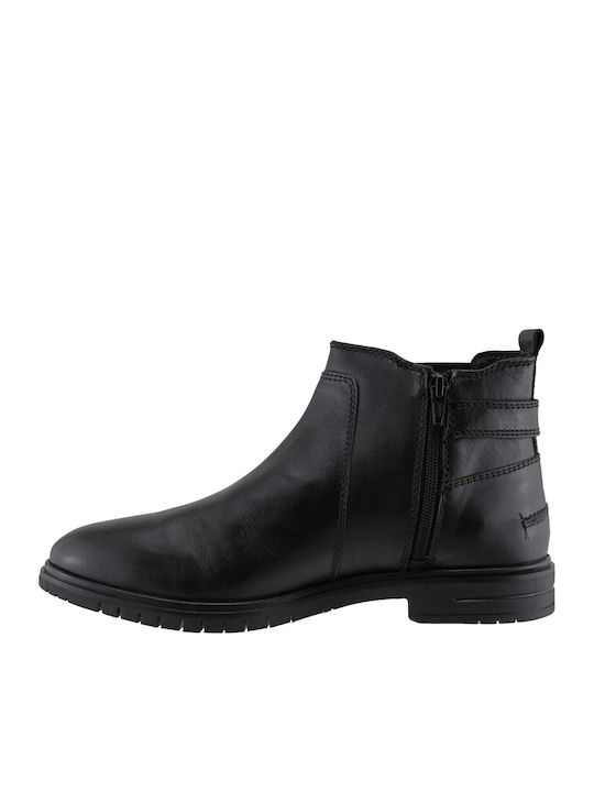 Leder Schwarz Herrenstiefel