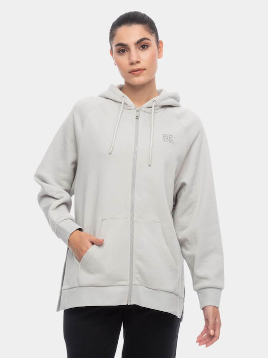 Be:Nation Women's Hooded Sweatshirt Gray