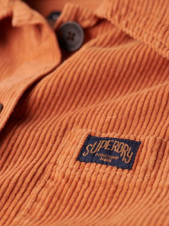 D5 Ovin Chunky Cord Overshirt Women's Brown Overshirt