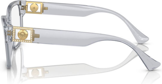 Versace Damen Acetat Brillengestell Grau VE3329B 5305