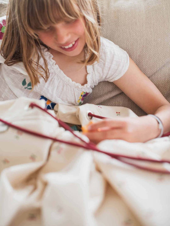 Play&go Παιδικό Στρώμα Παιχνιδιού από Ύφασμα Παιχνιδιού Μπεζ 140x140cm