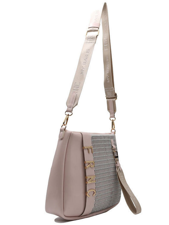 FRNC Damen Tasche Schulter Rosa