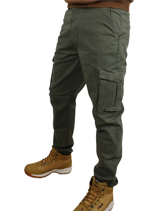 Trousers Cargo Elastic Khaki
