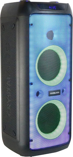 Crystal Audio Ηχείο Karaoke με Ασύρματο Μικρόφωνο και Εφέ Φωτισμού PRT-16 Μαύρο