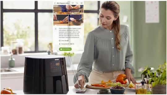 Philips 5000 Connected Xl Air Fryer with Wi-Fi 6.2lt Black